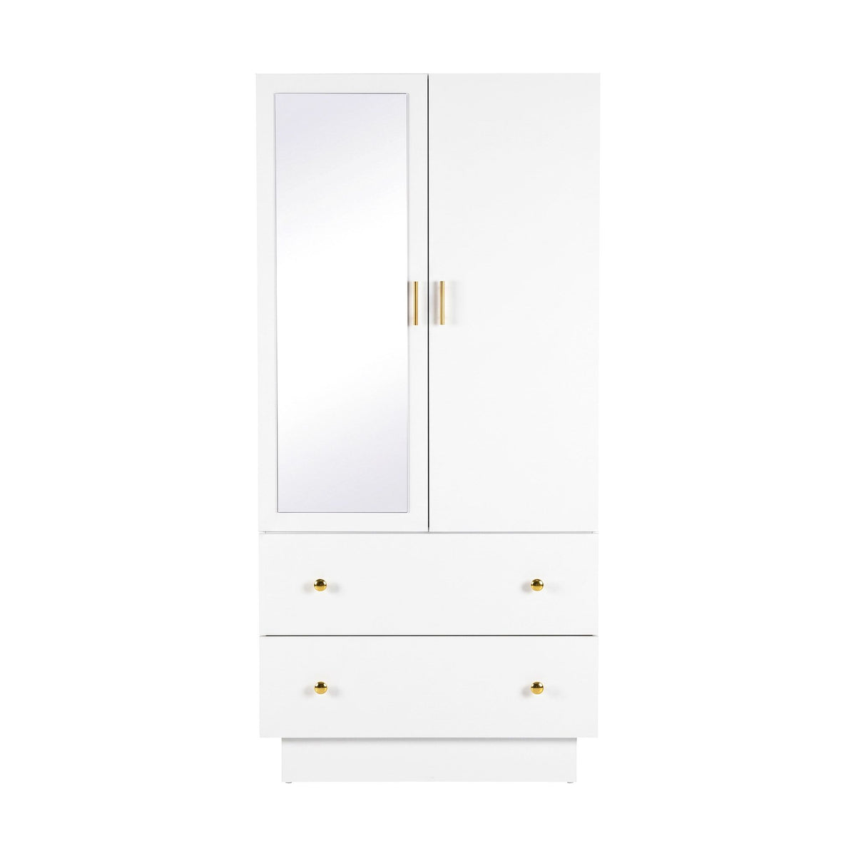 Artiss LED Wardrobe Cabinet Clothes Storage with Mirror