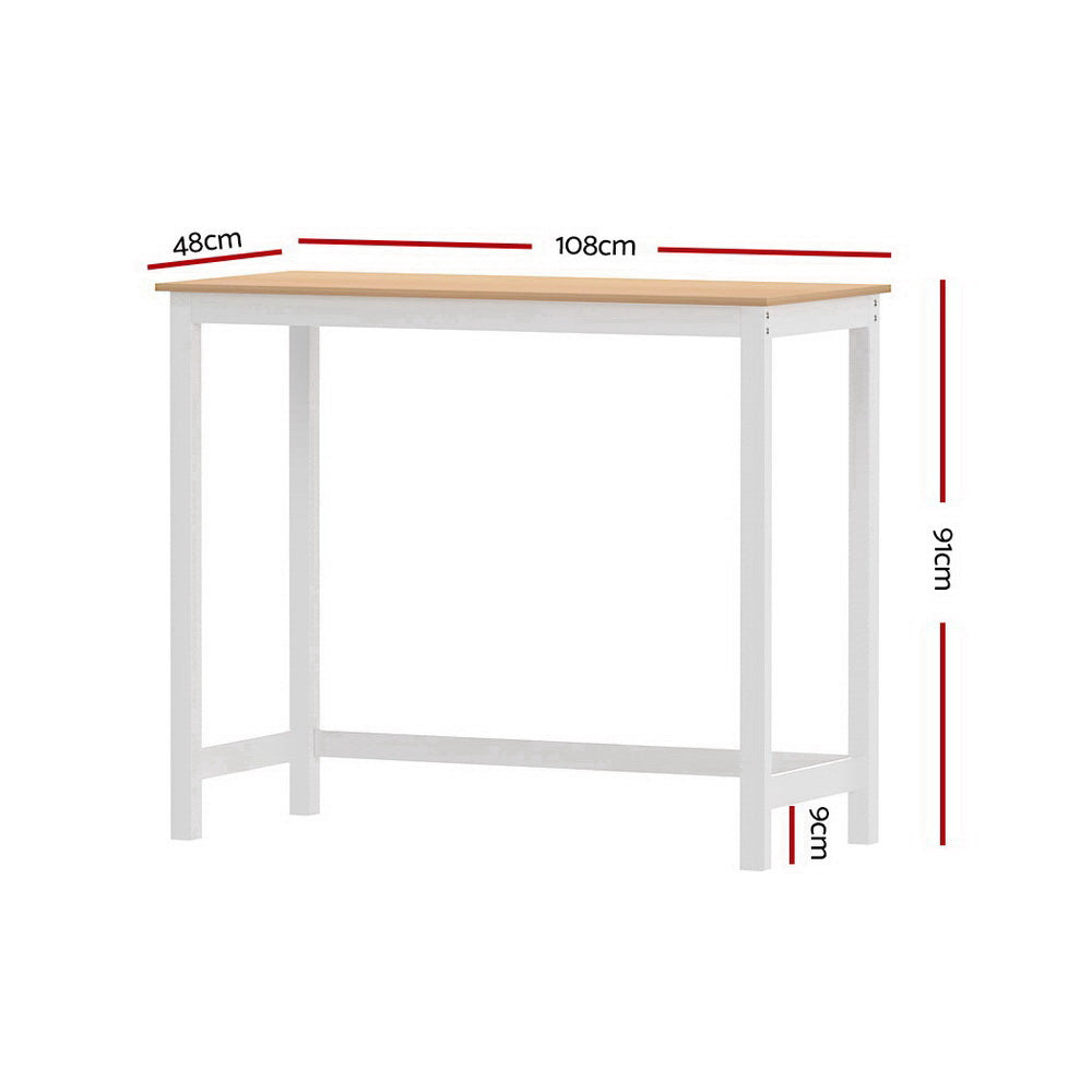 Dining Tables: Artiss Ari Bar Table 108CM Rectangular