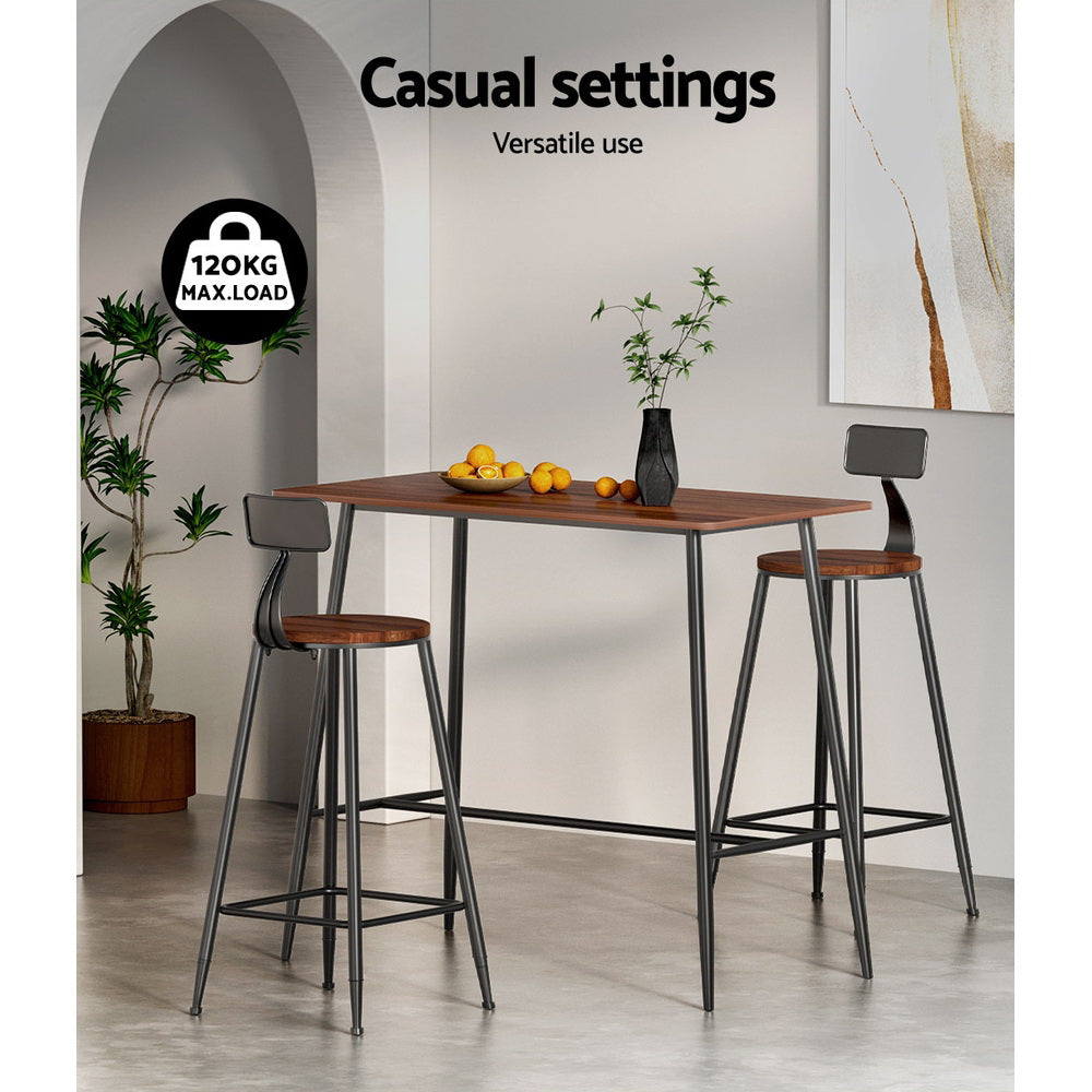 Dining Tables: Artiss Halle Bar Table 120CM Rectangular