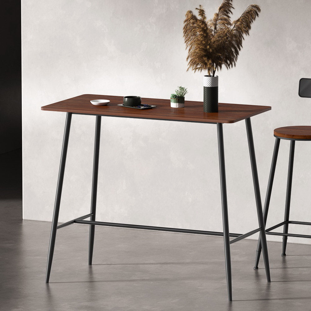Dining Tables: Artiss Halle Bar Table 120CM Rectangular