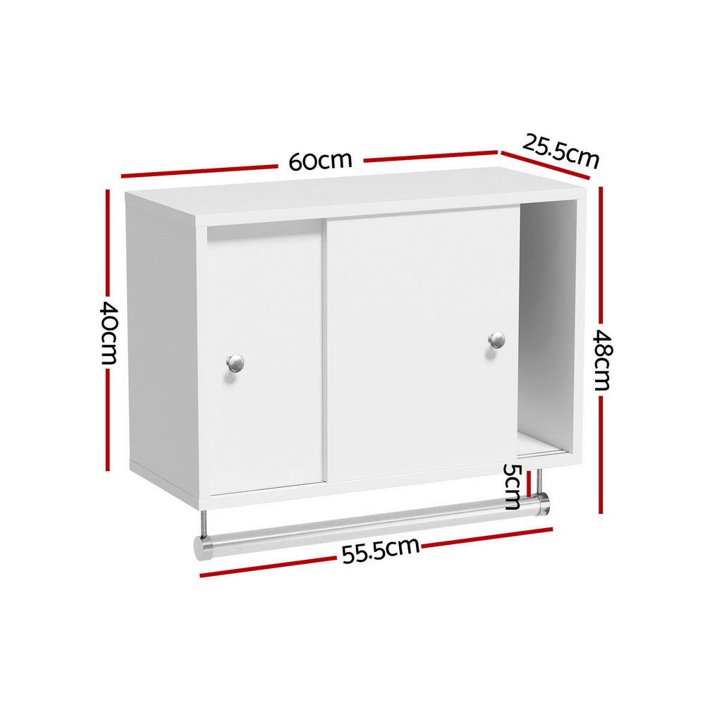 Bathroom Cabinets, Cupboards & Storage: Artiss Bathroom Storage Cabinet Wall Mounted Cupboard Vanity Medicine Organiser