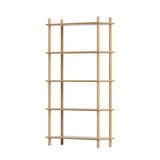 Artiss Bookshelf 5 Tiers Bookcase Display Shelves Wooden Storage Stand Rack Pine
