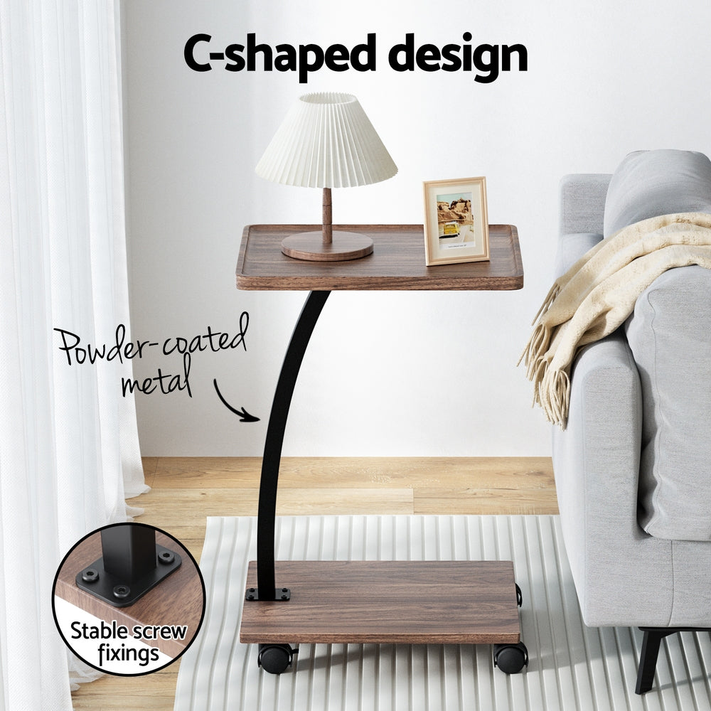Coffee Tables: Artiss Coffee Table C Shaped