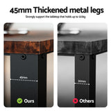 Coffee Tables: Artiss Coffee Table 2-Tier Rustic Brown 104CM