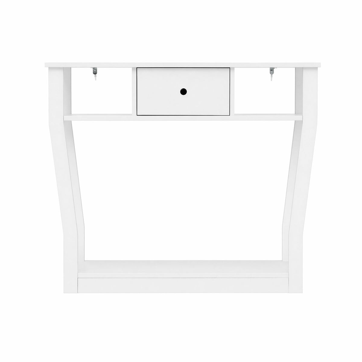 Artiss Console Table Entryway Hallway Sofa Side Table Drawer, White