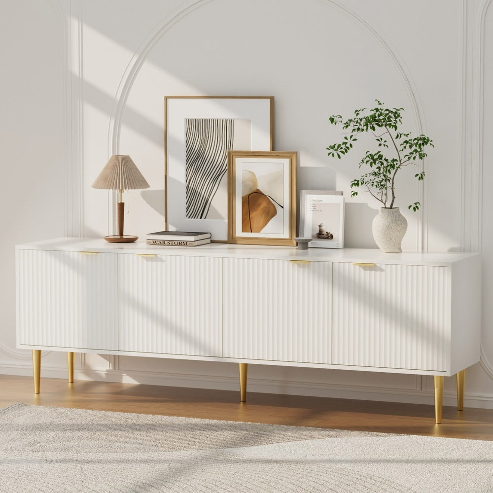 TV Units: Artiss TV Cabinet Entertainment Unit Stand Storage 180CM White