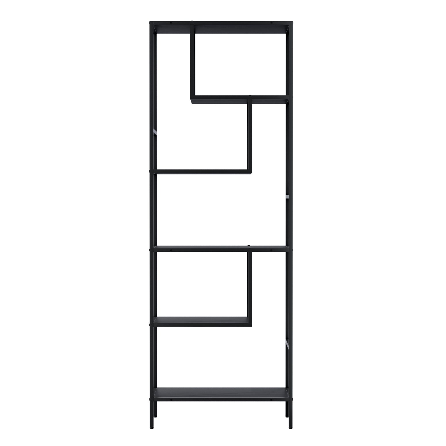 Bookcases & Shelves: Artiss Bookshelf 5 Tiers RHYS Black