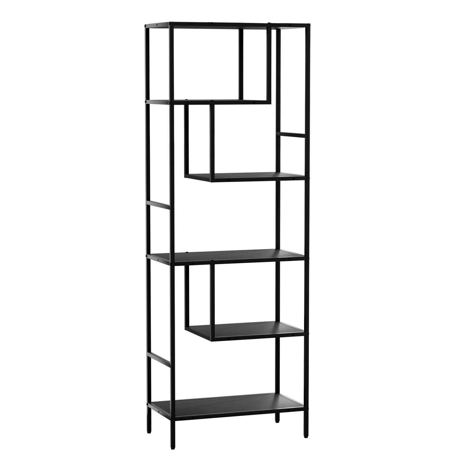 Bookcases & Shelves: Artiss Bookshelf 5 Tiers RHYS Black