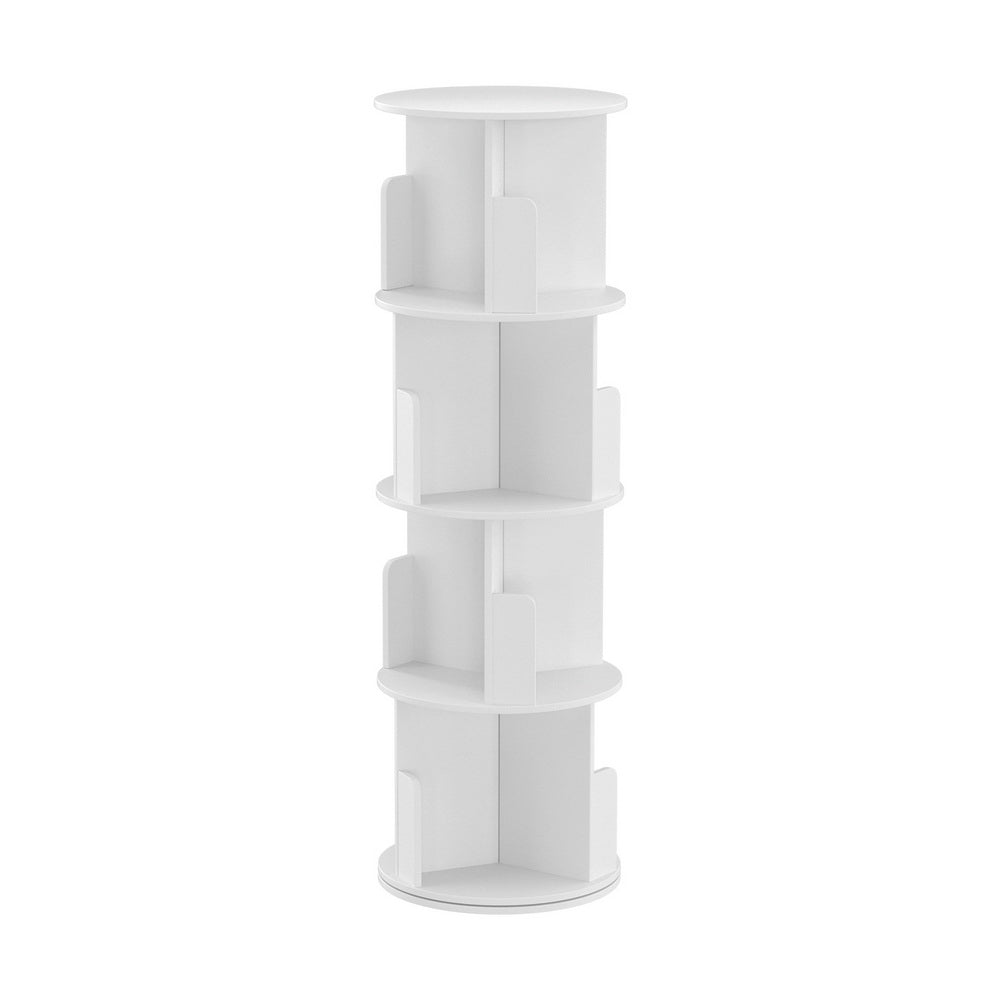 Bookcases & Shelves: Artiss Bookshelf 4 Tiers EDIE White