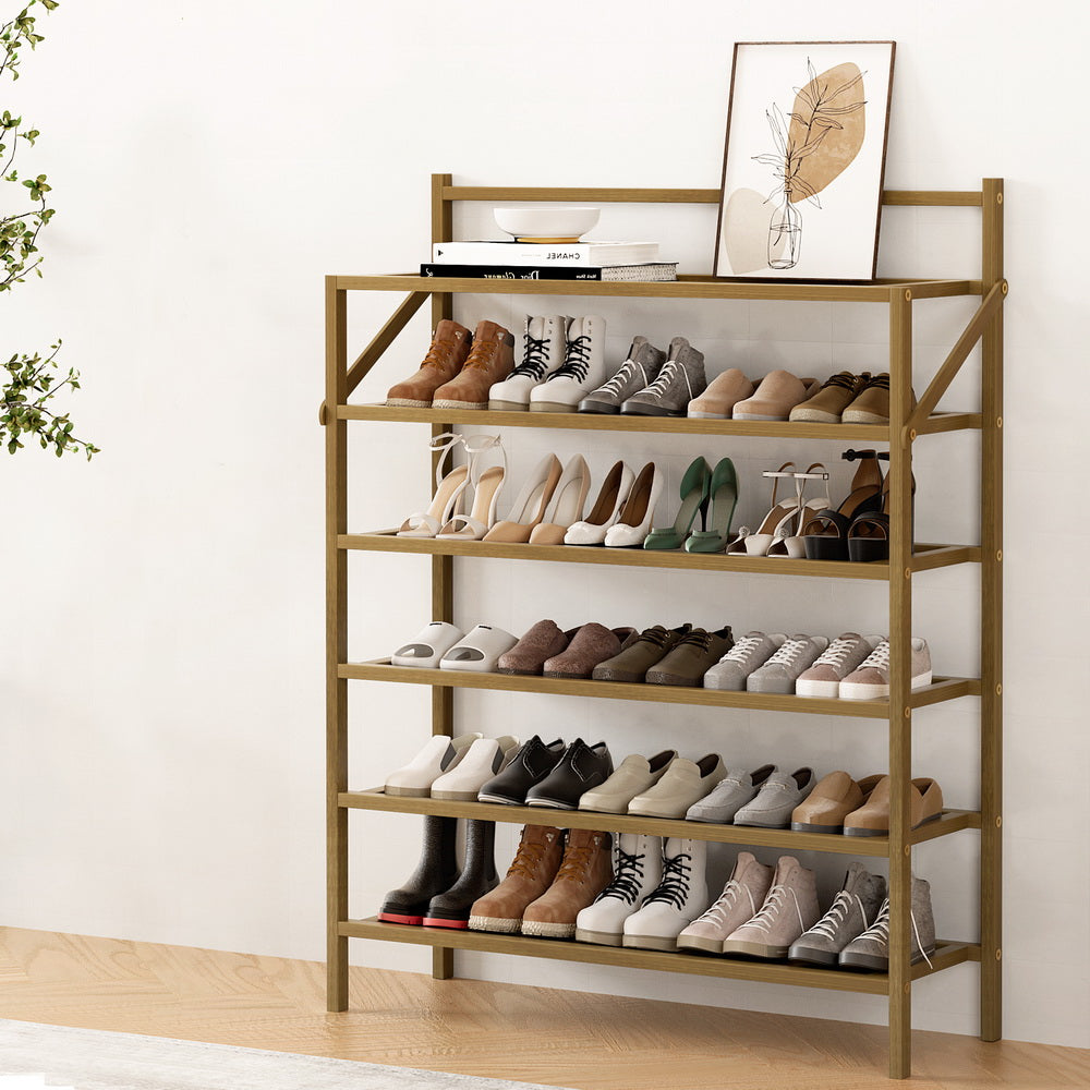 Shoe Storage: Artiss Shoe Rack 6-tier 18 Pairs Foldable