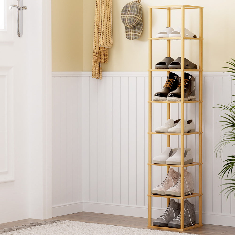 Kitchen & Bathroom DIY: Artiss Shoe Rack 8-tier 8 Pairs Stackable