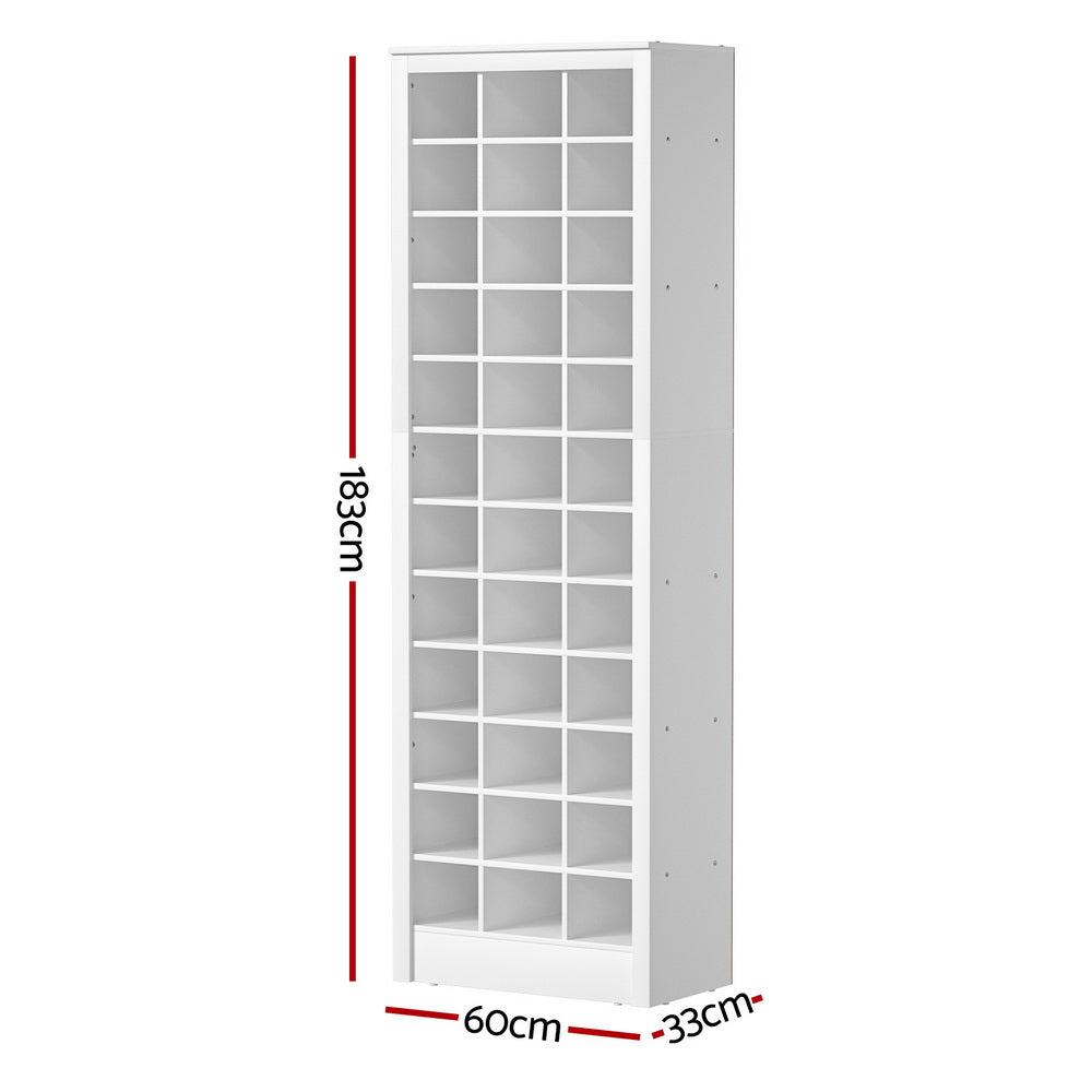 Shoe Storage: Artiss Shoe Rack 12-tier 36 Pairs Storage White