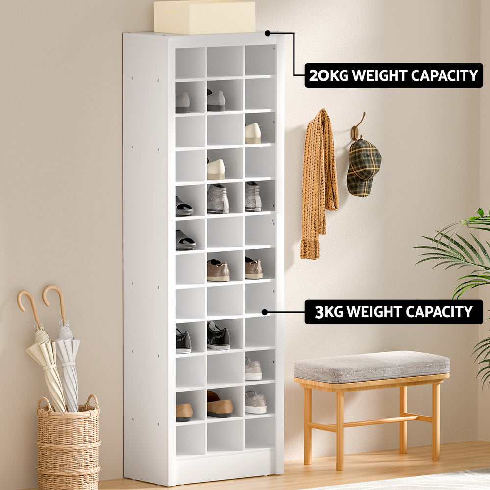 Shoe Storage: Artiss Shoe Rack 12-tier 36 Pairs Storage White