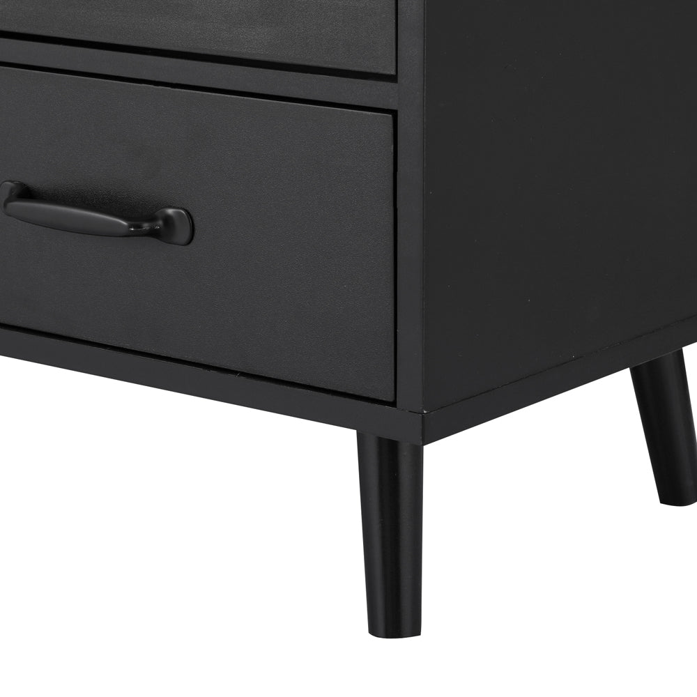 Buffets & Sideboards: Artiss Buffet Sideboard Double Doors - Black