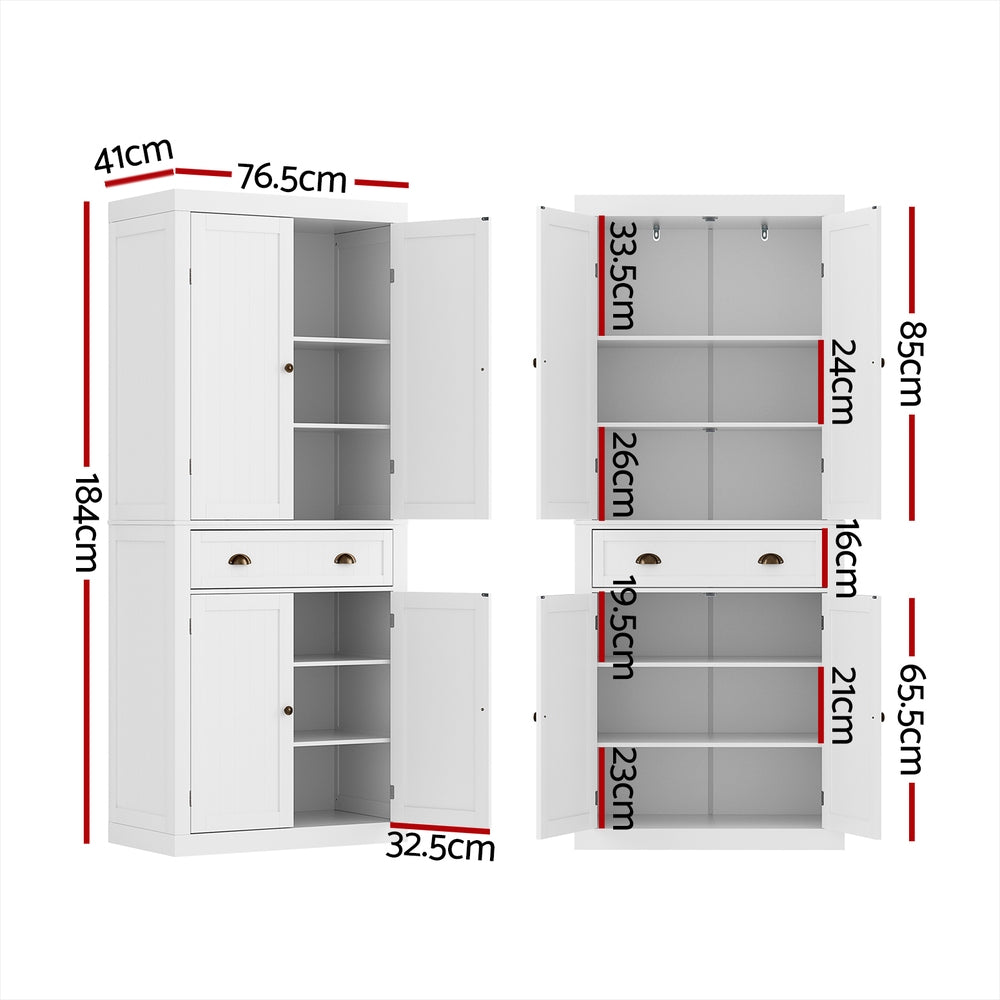 Buffets & Sideboards: Artiss Buffet Sideboard Cupboard Cabinet White