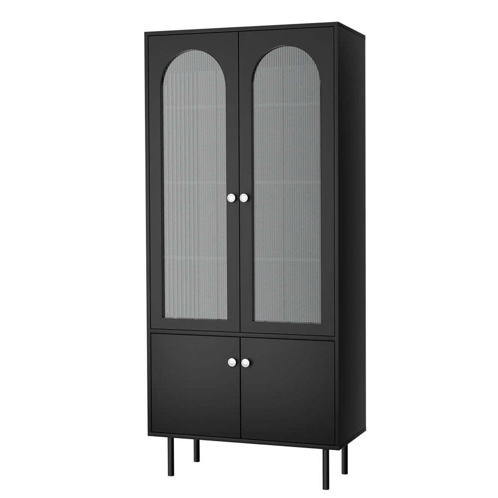 Buffets & Sideboards: Artiss Buffet Sideboard Cupboard Cabinet Black