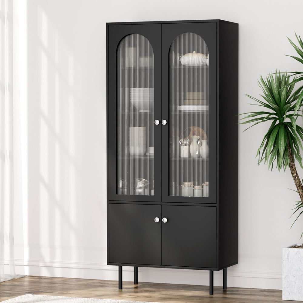 Buffets & Sideboards: Artiss Buffet Sideboard Cupboard Cabinet Black