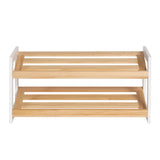 Shoe Storage: Artiss Shoe Rack 2 Tier 6 Pairs White Kara