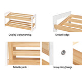 Shoe Storage: Artiss Shoe Rack 2 Tier 6 Pairs White Kara
