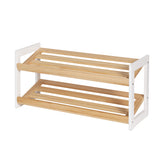 Shoe Storage: Artiss Shoe Rack 2 Tier 6 Pairs White Kara