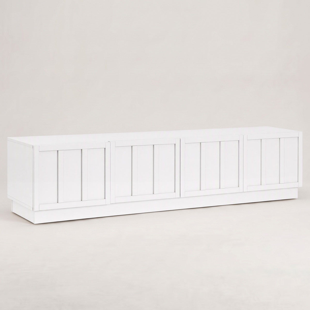 Artiss 180cm TV Unit Entertainment Cabinet Fluted Style Cable Management White