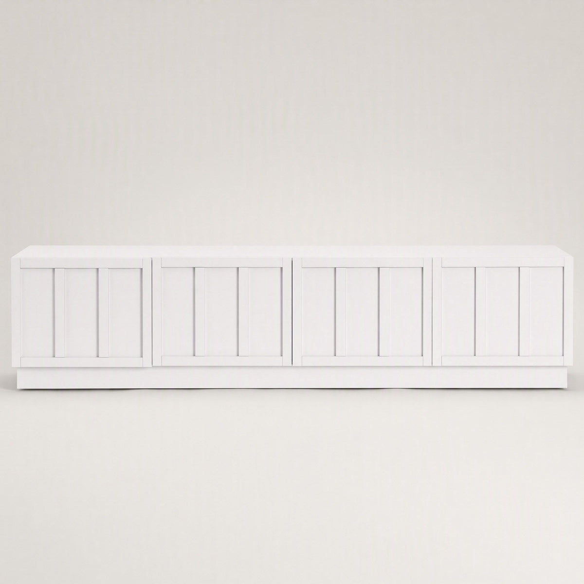 Artiss 180cm TV Unit Entertainment Cabinet Fluted Style Cable Management White