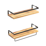 Kitchen & Bathroom DIY: Artiss Floating Wall Shelf Set of 2