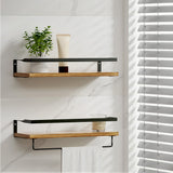 Kitchen & Bathroom DIY: Artiss Floating Wall Shelf Set of 2