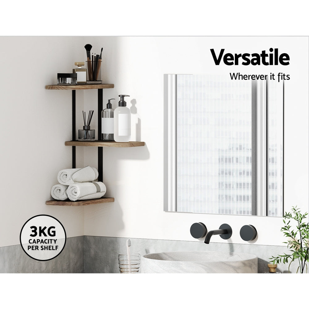 Kitchen & Bathroom DIY: Artiss Floating Wall Shelf 3-Tier