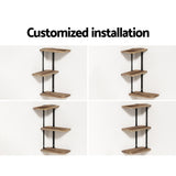 Kitchen & Bathroom DIY: Artiss Floating Wall Shelf 3-Tier
