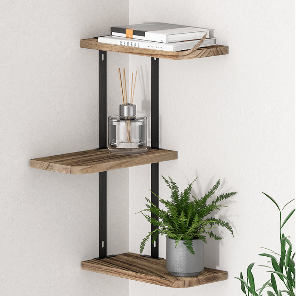 Kitchen & Bathroom DIY: Artiss Floating Wall Shelf 3-Tier