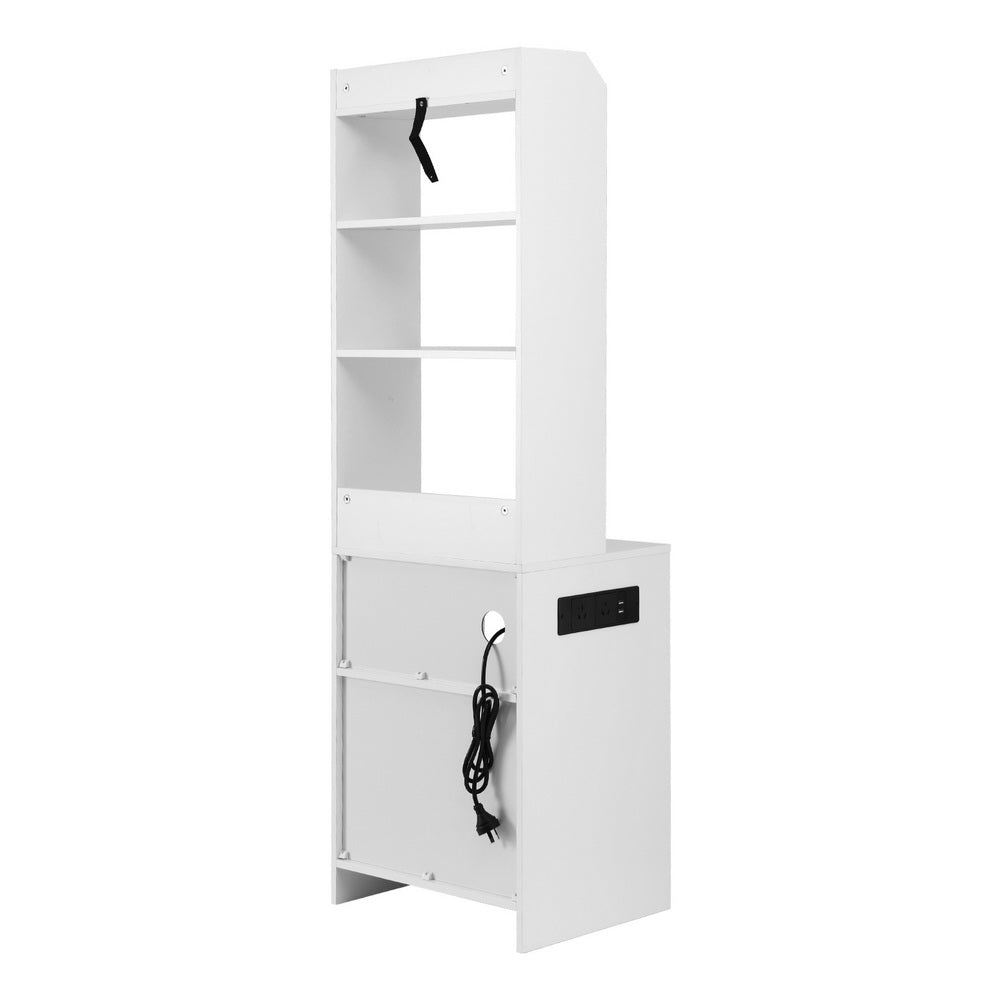 Bedside Tables: Artiss Bedside Table Nightstand Charging Station