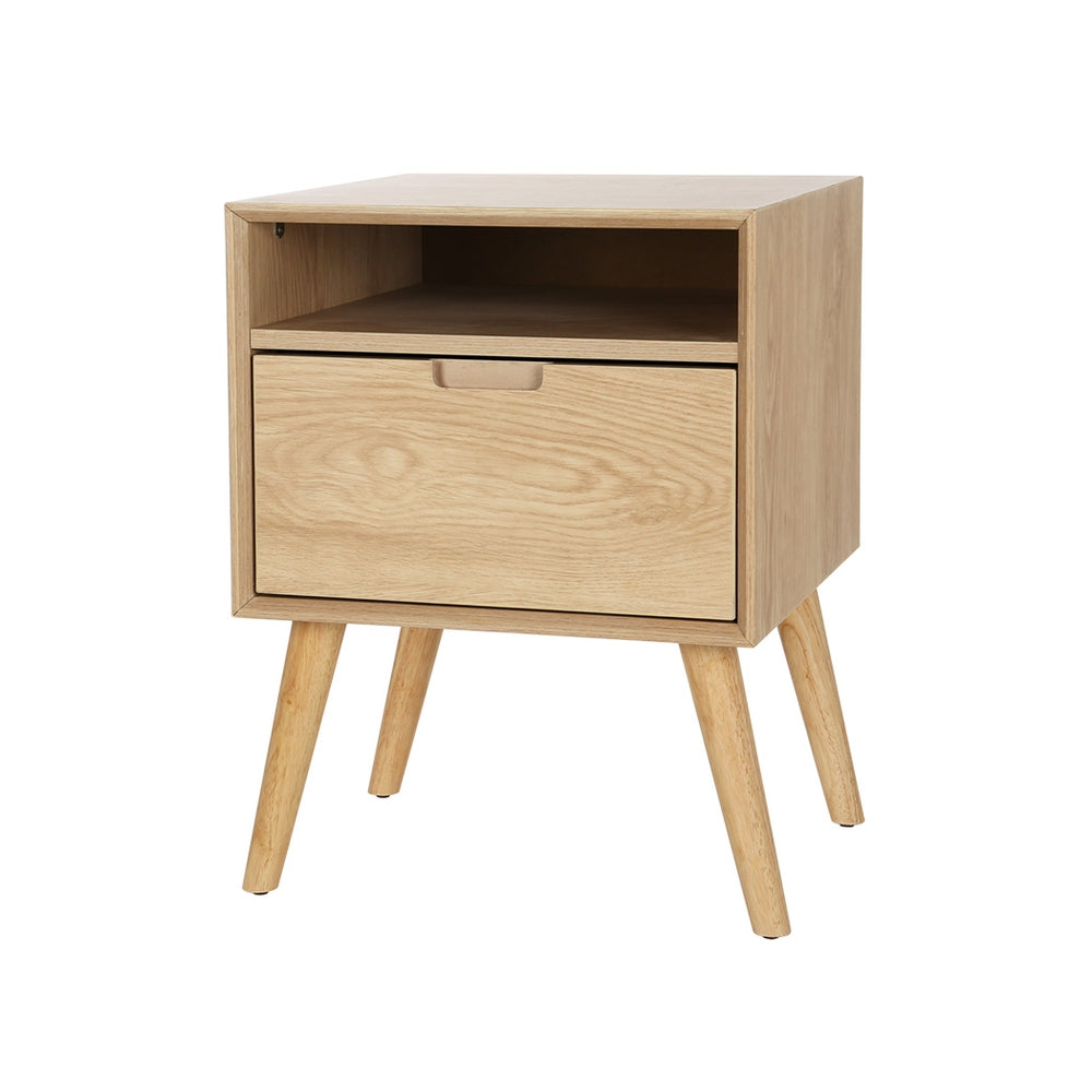 Bedside Tables: Artiss Bedside Table Drawers Side Table Shelf Storage Cabinet Nightstand GORR