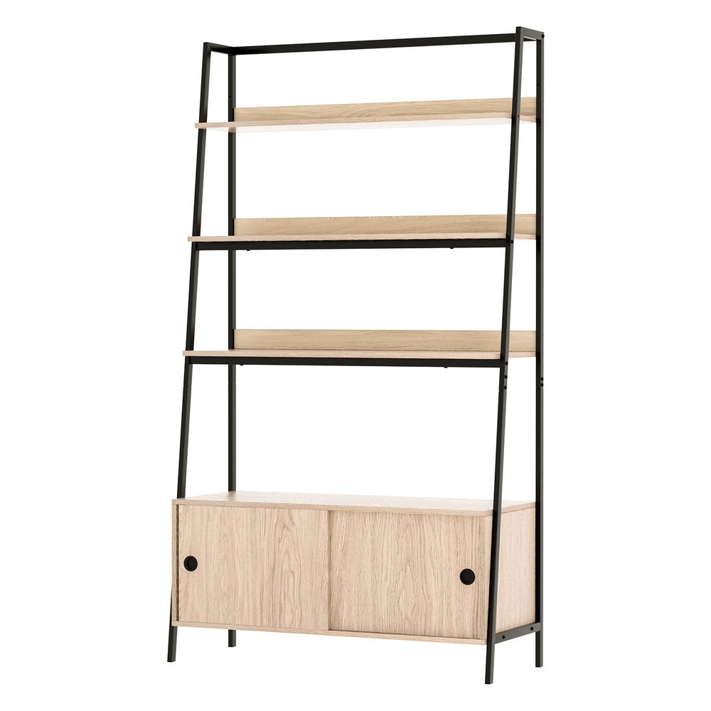 Bookcases & Shelves: Artiss Bookshelf 5 Tier Cube Cabinet MIRA Oak