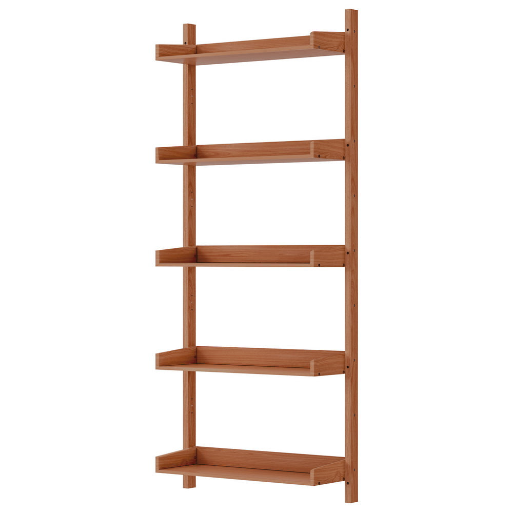 Bookcases & Shelves: Artiss Bookshelf Floating Shelf  CAPIZ Oak