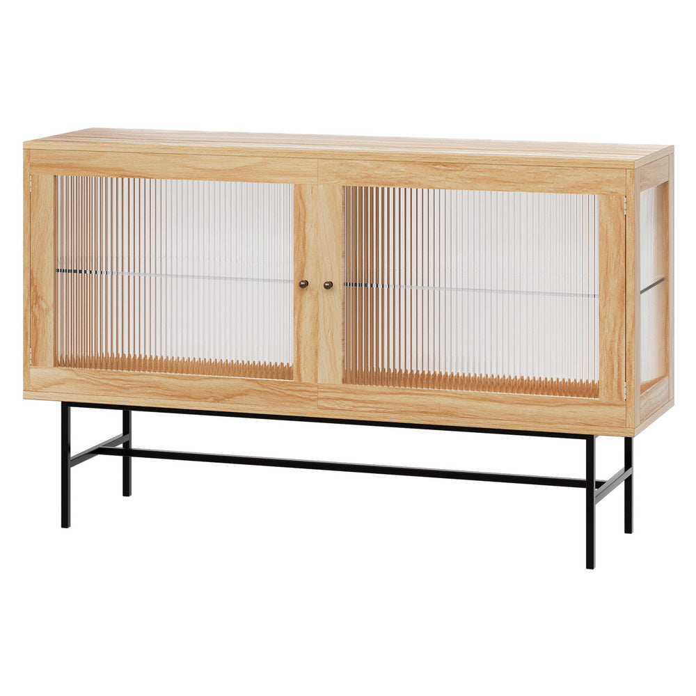 Buffets & Sideboards: Artiss Buffet Sideboard Double Doors - Oak