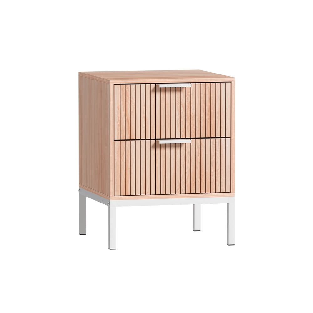 Bedside Tables: Artiss Bedside Table Drawers Side End Table Storage Cabinet Nightstand Pine LURA