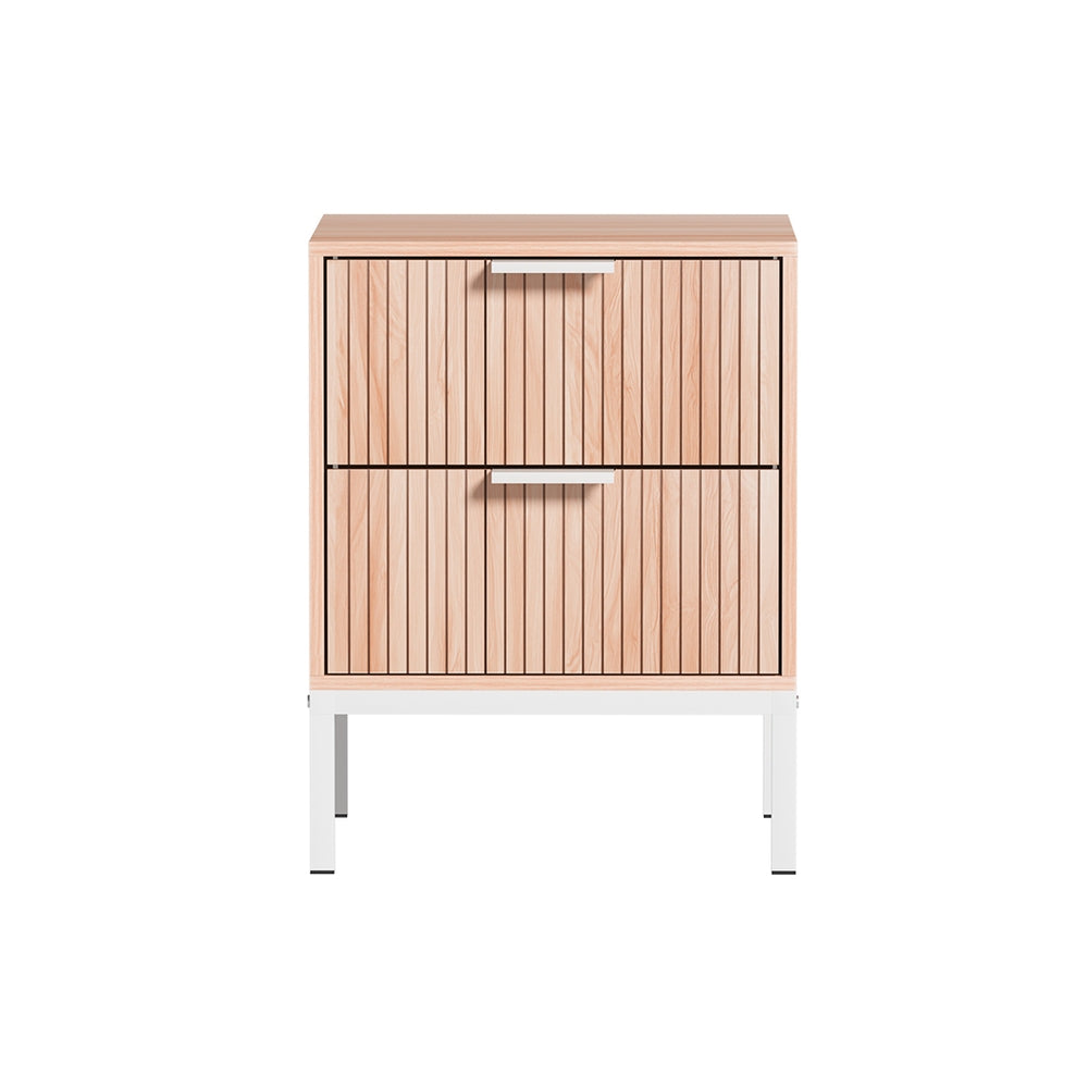 Bedside Tables: Artiss Bedside Table Drawers Side End Table Storage Cabinet Nightstand Pine LURA