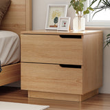 Bedside Tables: Artiss Bedside Table 2 Drawers Nightstand Pine