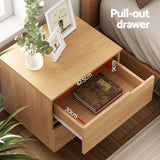 Bedside Tables: Artiss Bedside Table 2 Drawers Nightstand Pine