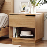 Bedside Tables: Artiss Bedside Table 1 Drawer 1 Shelf Nightstand Pine