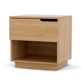 Bedside Tables: Artiss Bedside Table 1 Drawer 1 Shelf Nightstand Pine