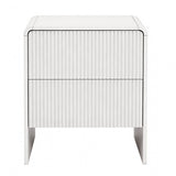 Bedside Tables: Artiss Bedside Table 2 Drawers - Beige