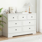 Dressers: Artiss 7 Chest of Drawers Dresser Table White