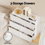 Dressers: Artiss 3 Chest of Drawers Lowboy Dresser Cabinet White