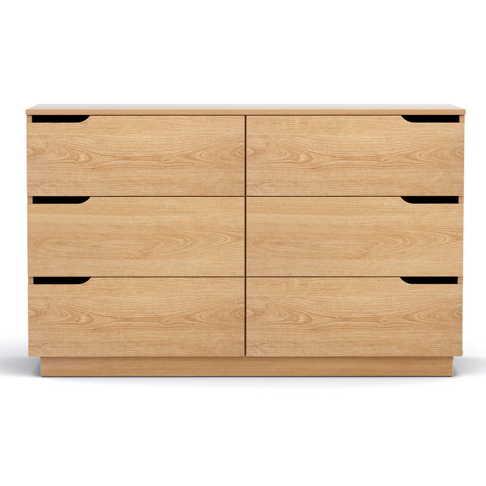 Dressers: Artiss 6 Chest of Drawers Dresser Table Pine