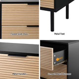 Dressers: Artiss 6 Chest of Drawers Dresser Table Black&Pine