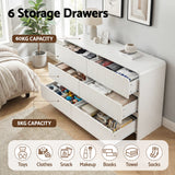 Dressers: Artiss 6 Chest of Drawers Dresser Cabinet White