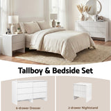 Dressers: Artiss 6 Chest of Drawers Dresser Cabinet White