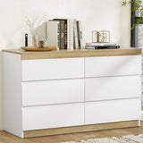 Dressers: Artiss 6 Chest of Drawers Cabinet Dresser Table Tallboy Storage Bedroom White